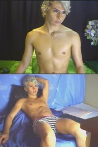 young blond webcam boy